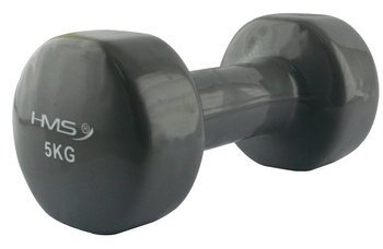 HMS Hantla Hantelka Żeliwna Pokryta Winylem Do Ćwiczeń Treningu 5 kg