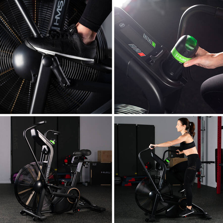 HMS Rowerek Rower Stacjonarny Powietrzny Treningowy Do Ćwiczeń Cardio
