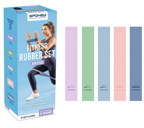 SPOKEY Zestaw Gum Taśm Do Ćwiczeń Fitness Crossfit	