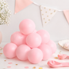Balony Klasyczne Pudrowy Róż Pastelowe  5" Na Przyjęcie Urodziny 100 szt.