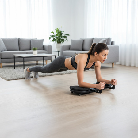 Wielofunkcyjna Deska Do Ćwiczeń Mięśni Brzucha i Pompek Z Linkami 3w1 HMS