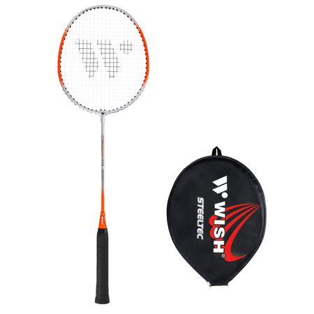 Rakiety Do Gry W Badmintona ISODYNAMIC W Pokrowcu WISH + 6 Lotek Nylonowych