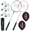 Rakiety Do Gry W Badmintona ISODYNAMIC W Pokrowcu WISH + 6 Lotek Nylonowych