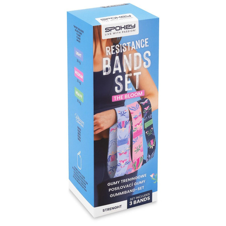 Zestaw 3 Gum Taśm Oporowych Treningowych Do Ćwiczeń Fitness Crossfit Rozciągania 20-30 kg