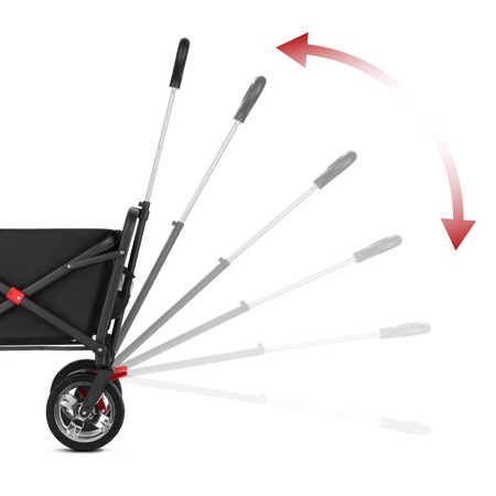 Wózek Turystyczny Plażowy Transportowy Kempingowy Składany Z Uchwytem NILS