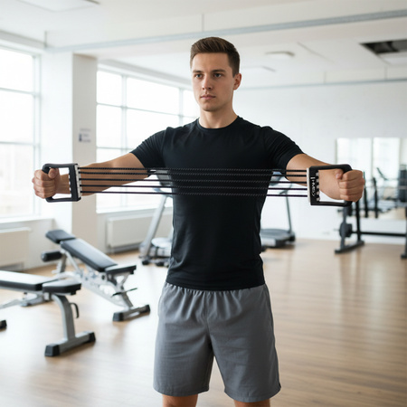 Ekspander Regulowany Oporowy Gumowy Do Ćwiczeń Treningu HMS