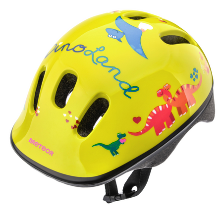 Kask Rowerowy Regulowany Dziecięcy Ochronny Otwory Wentylacyjne METEOR	