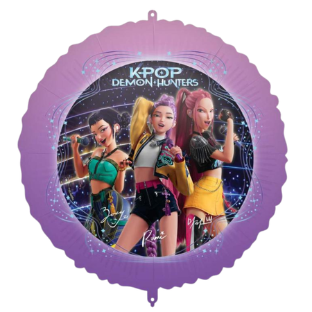 Strój Kostium 110-120 + Balon K-POP Demon Hunters Rumi Łowczynie Demonów