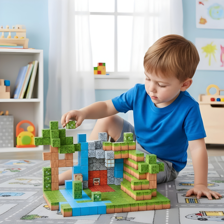 Klocki Magnetyczne Konstrukcyjne Zestaw 275 Elementów Edukacyjne Dla Dzieci