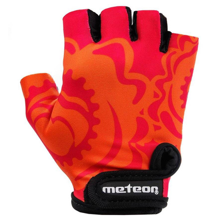 METEOR Rękawiczki Rowerowe Na Rower Dla Dzieci Krótkie Na Rzep