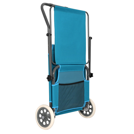 Leżak Ogrodowy Plażowy Składany Fotel Turystyczny Basenowy Do Ogrodu NILS