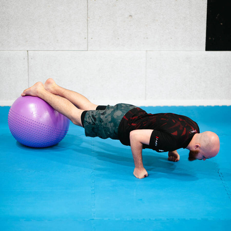 HMS Piłka Gimnastyczna Rehabilitacyjna ANTI-BURST Do Ćwiczeń Z Wypustkami 55 cm