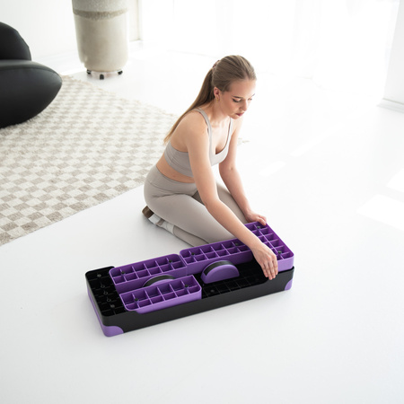 HMS Step Do Ćwiczeń Fitness Aerobiku Balansowania 3 Stopniowy 2w1