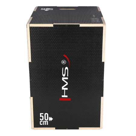 HMS Duża Drewniana Skrzynia Plyometryczna Do Ćwiczeń Fitness Crossfit