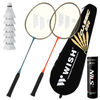 2 Rakiety W Pokrowcu ISODYNAMIC+ 6 Lotek Z Piór Zestaw Do Gry W Badmintona