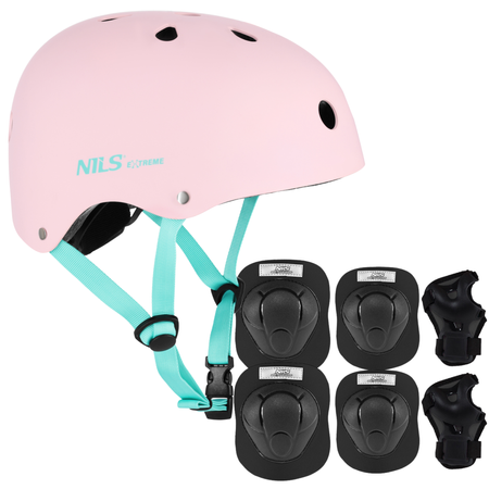 Kask Na Rolki Rower Hulajnogę Regulowany Dla Dzieci Orzeszek + Ochraniacze