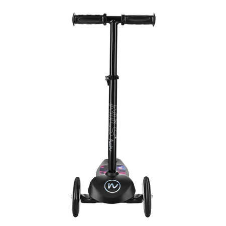 Hulajnoga Trójkołowa Dla Dzieci Balansowa Czarna Lekka Do 50 kg Nils Fun