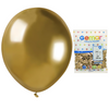Balony Złote Klasyczne Lateksowe Shiny Na Przyjęcie Ślub 13 cm 200 szt.