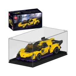 Klocki Konstrukcyjne Auto Samochód Wyścigowy 363 Elementy + Gablota MOULD KING