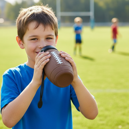 Butelka Sportowa Bidon Składany W Kształcie Piłki Z Ustnikiem 700 ml MERKAN