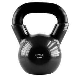 Kettlebell Hantla Żeliwna Pokryta Winylem Do Ćwiczeń Treningu Siłowego 12kg