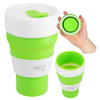 Kubek Silikonowy Składany Turystyczny Podróżny Kompaktowy 600 ml NILS