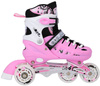 Łyżwy Rolki Regulowane Dziecięce Hokejowe 4w1 Łyżworolki Wrotki Kółka Kauczukowe	