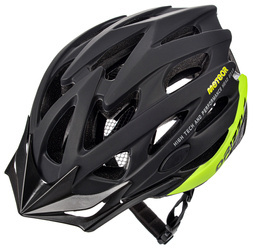 Kask Rowerowy Regulowany Szosowy Z Daszkiem Ochronny Wentylowany METEOR