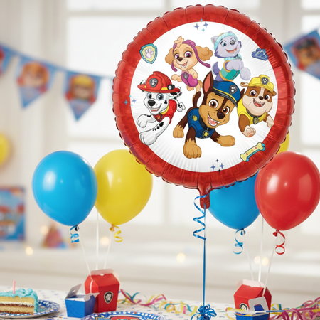 Balony Foliowe Na 4 Urodziny Przyjęcie Dla Dziecka Psi Patrol Cyfra 85 cm