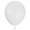 Balony Białe Klasyczne Pastelowe Lateksowe Na Wesele Komunię 5" 100 szt.