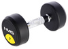 HMS Hantla Hantelka Ciężarek Gumowany Chromowany Do Ćwiczeń Fitness 7 kg