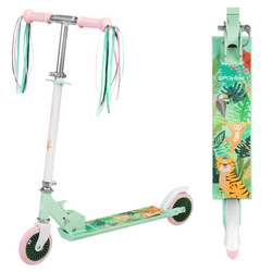 SPOKEY Dziecięca Hulajnoga Klasyczna Dwukołowa Rekreacyjna Z Frędzlami 125 mm