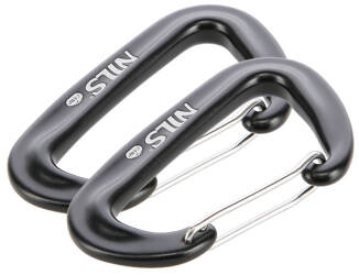 Karabińczyk Wspinaczkowy 2 szt. Turystyczny Wytrzymałość Do 1200 kg NILS