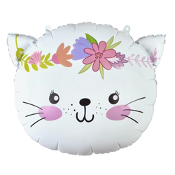 Balon Foliowy Kotek Na Imprezę Przyjęcie Urodziny Dla Dziecka 44x35 cm