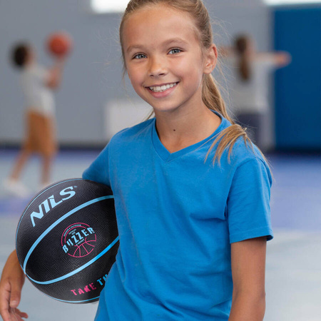 NILS Piłka Do Koszykówki Kosza Rekreacyjna Koszowa Rozmiar 5