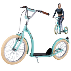 NILS Duża Hulajnoga RETRO Pompowane Koła 20/16 "