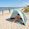Namiot Plażowy Parawan Na Plażę Wodoodporny Półnamiot Filtr UV + Pokrowiec