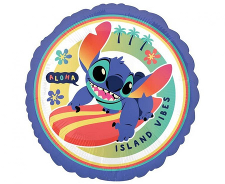 Balon Foliowy Stitch Na Urodziny Dekoracyjny Dla Dziecka ANAGRAM 45 cm