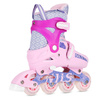 Rolki Regulowane Łyżworolki Rekreacyjne Dziecięce Różowe Nils Extreme