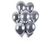 Balony Lateksowe Srebrne Klasyczne Chromowane Na Ślub Wesele 13" 100 szt.