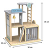 Drewniany Komisariat Policji Z Akcesoriami MAMABRUM