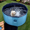 Basen Dla Psa Zwierząt Składany Ogrodowy 100x30 cm Kojec Do Kąpieli NILS