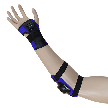 Ochraniacze Na Rolki Rower Deskorolkę Dla Dzieci Niebieskie 6 szt. NILS