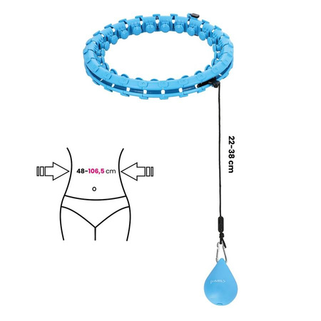 Hula Hop Odchudzające Z Wypustkami i Obciążnikiem