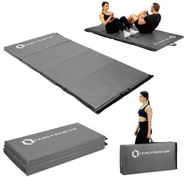 HMS Materac Gimnastyczny Składany Mata Do Ćwiczeń Fitness Treningu