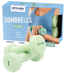 SPOKEY Zestaw Hantli Winylowych Do Ćwiczeń 2x1 kg