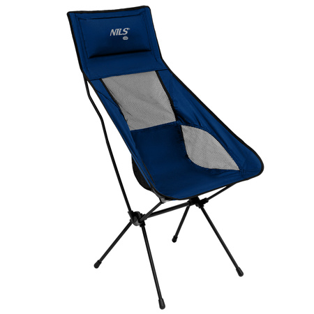 Krzesło Turystyczne Składane Kempingowe Plażowe Ogrodowe + Pokrowiec NILS