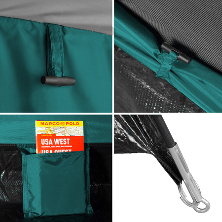 Namiot Turystyczny Kempingowy 2 osobowy Wodoodporny + Pokrowiec Nils Camp