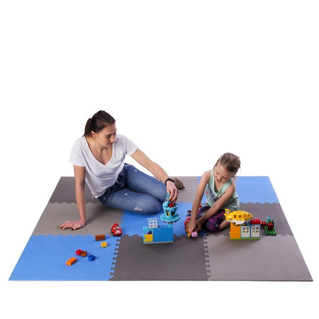 ONE FITNESS Duża Mata Puzzle Pod Sprzęt Do Ćwiczeń Wygłuszająca