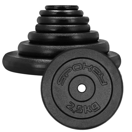 Zestaw Talerzy Obciążenia Żeliwne Na Sztangę 4x 2.5 kg SPOKEY